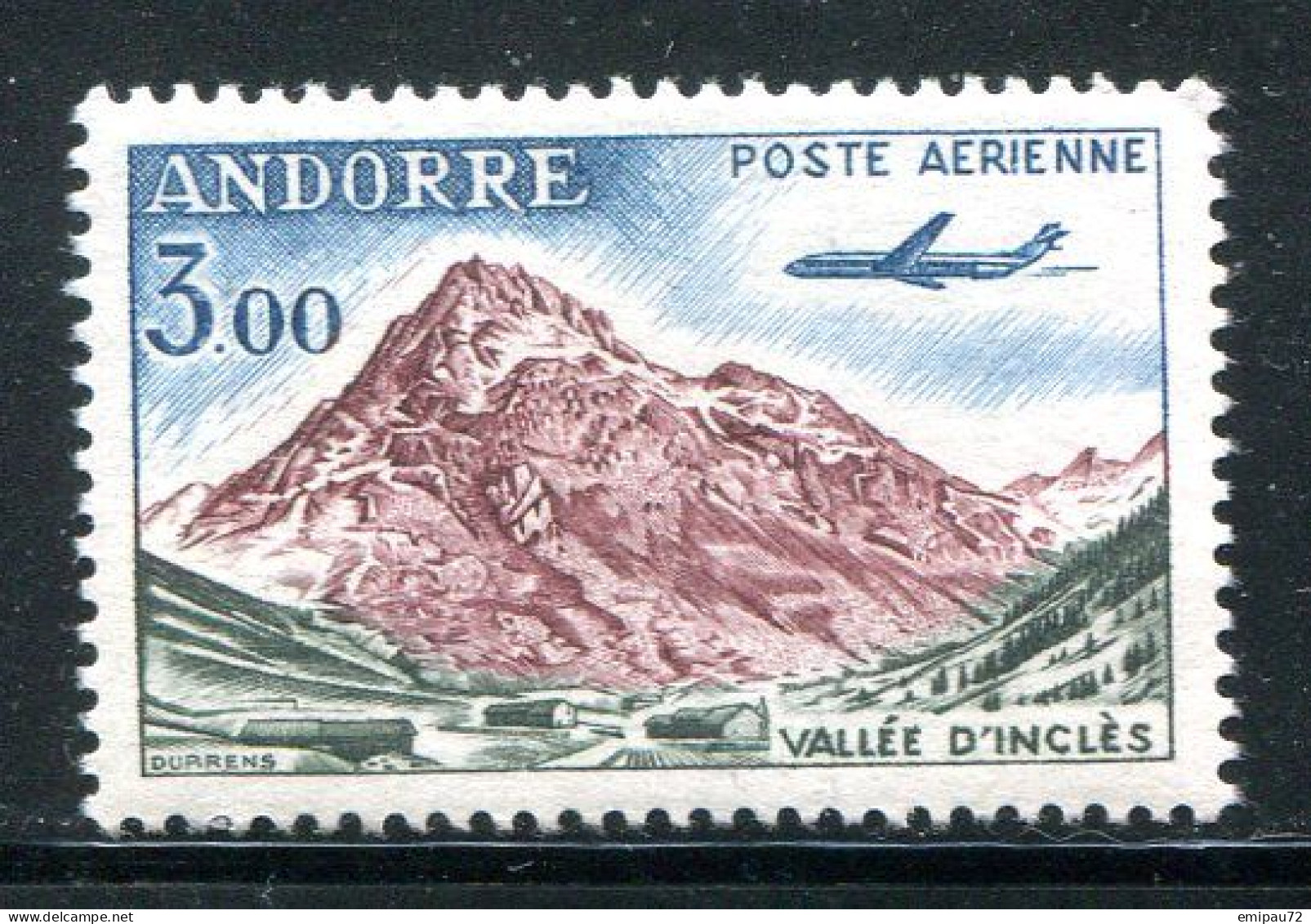 ANDORRE- P.A Y&T N°6- Neuf Sans Charnière ** - Posta Aerea