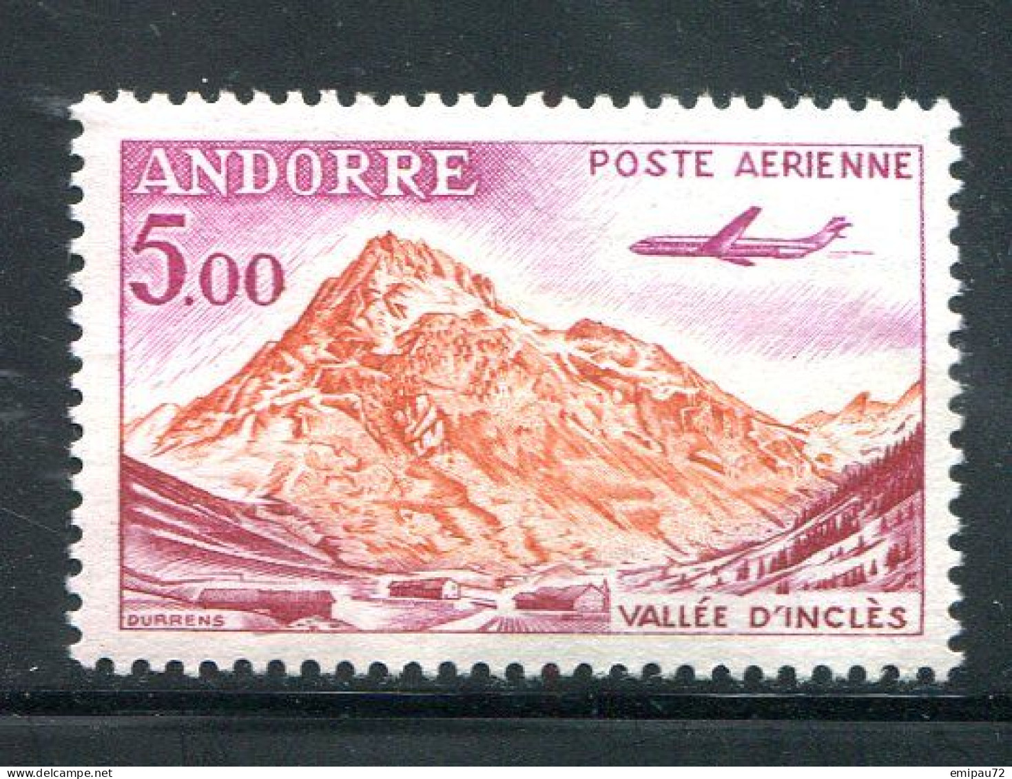 ANDORRE- P.A Y&T N°7- Neuf Sans Charnière ** - Luftpost