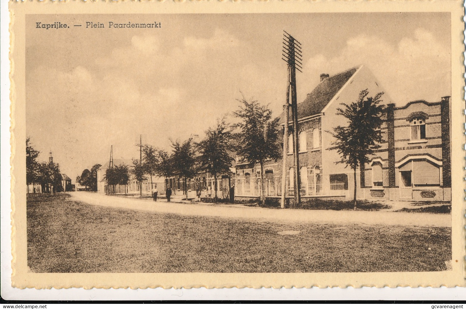 KAPRIJKE  PLEIN PAARDEMARKT       2 AFBEELDINGEN - Kaprijke