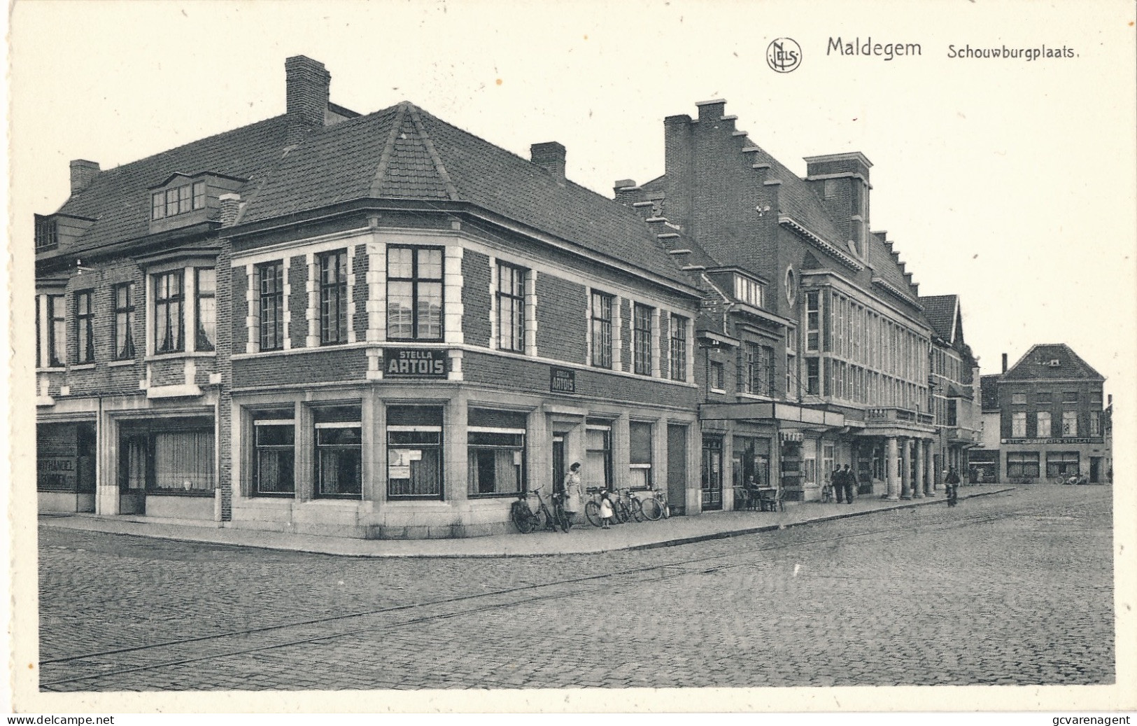 MALDEGEM  SCHOUWBURGPLAATS        2 AFBEELDINGEN - Maldegem