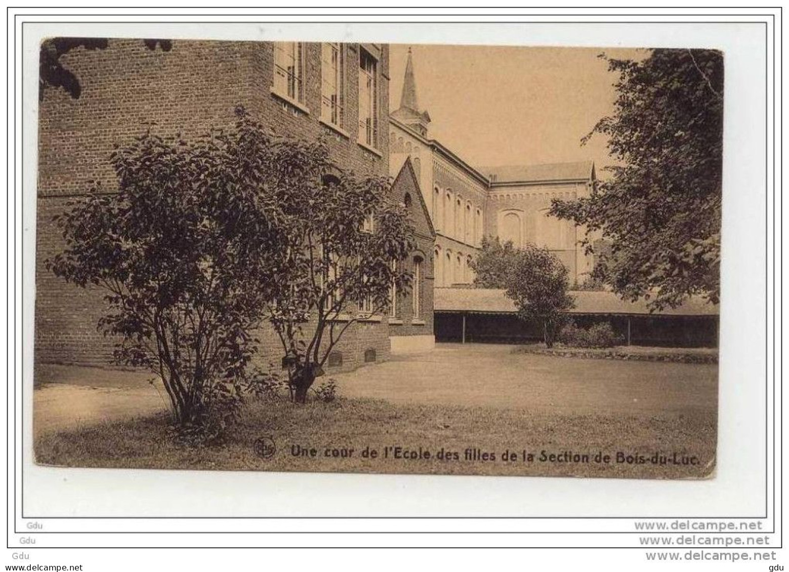 Houdeng (Bois-du-Luc )' école Des Filles ' Neuve / Non Voyagé. - La Louvière