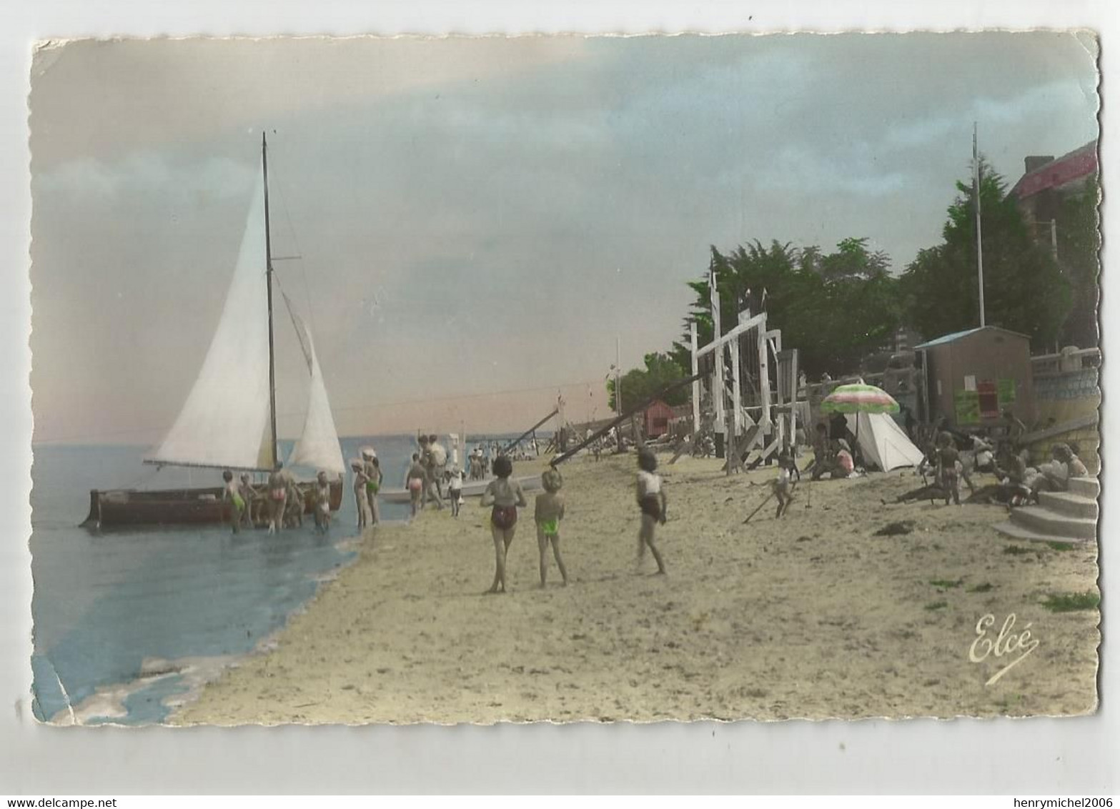 17 Ile D'oléron St Trojan La Plage Voilier Ed Chatagneau - Ile D'Oléron