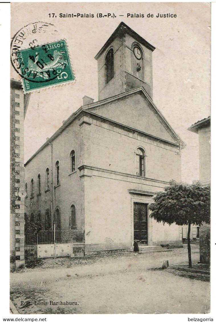 SAINT PALAIS  -   Palais De Justice - Saint Palais