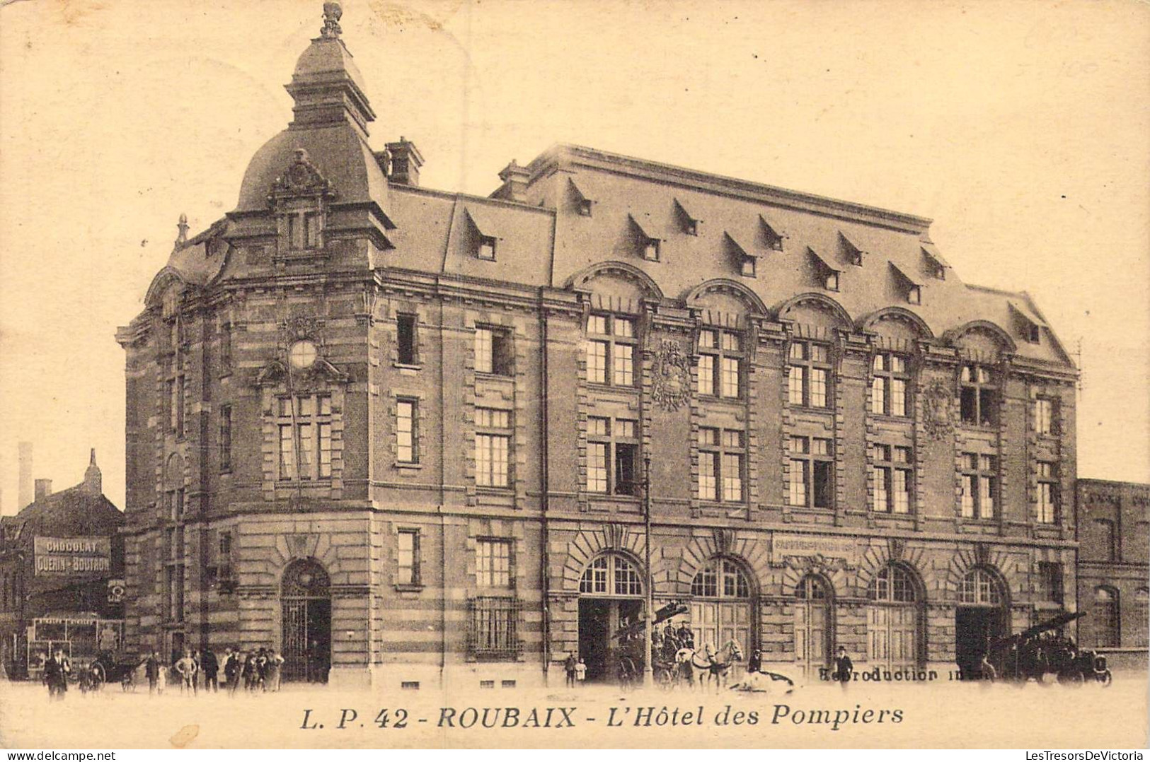 FRANCE - 59 - Roubaix - L'Hôtel Des Pompiers - Carte Postale Ancienne - Roubaix