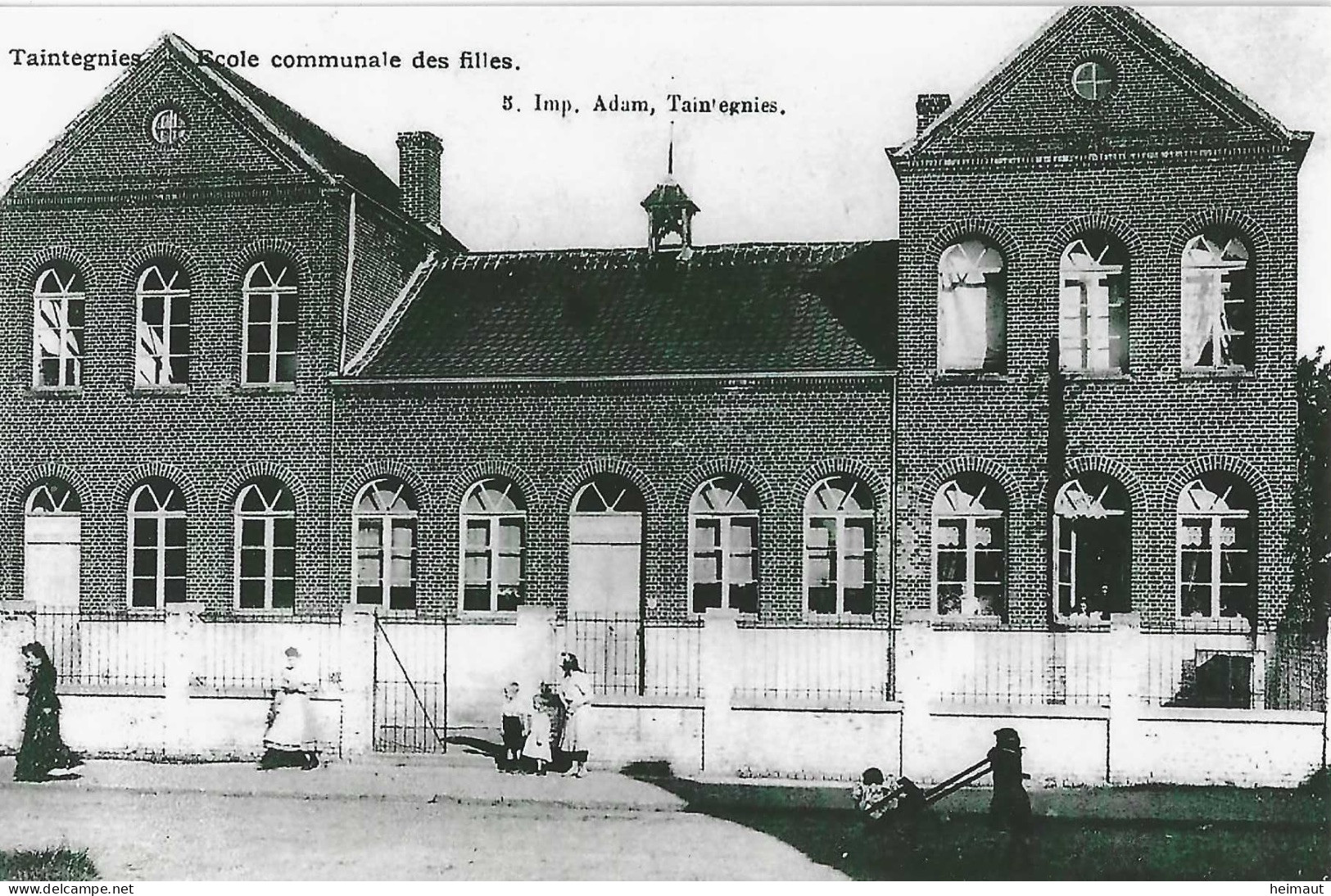 Taintegnies - Ecole Communale Des Filles - PHOTO D'une Ancienne CP - Rumes