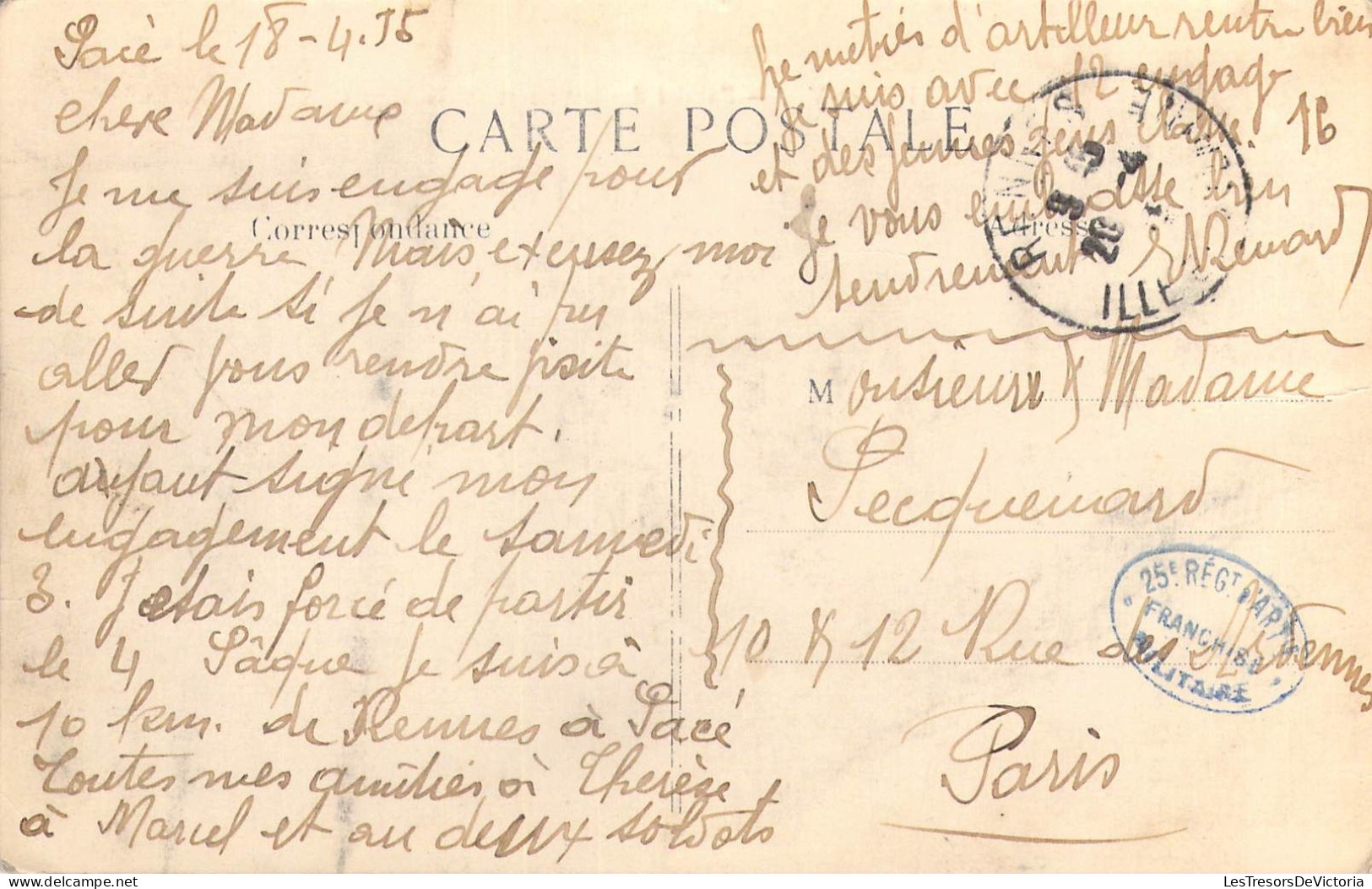 FRANCE - 35 - Rennes - Faculté Des Lettres Et Bibliothèques - Carte Postale Ancienne - Rennes