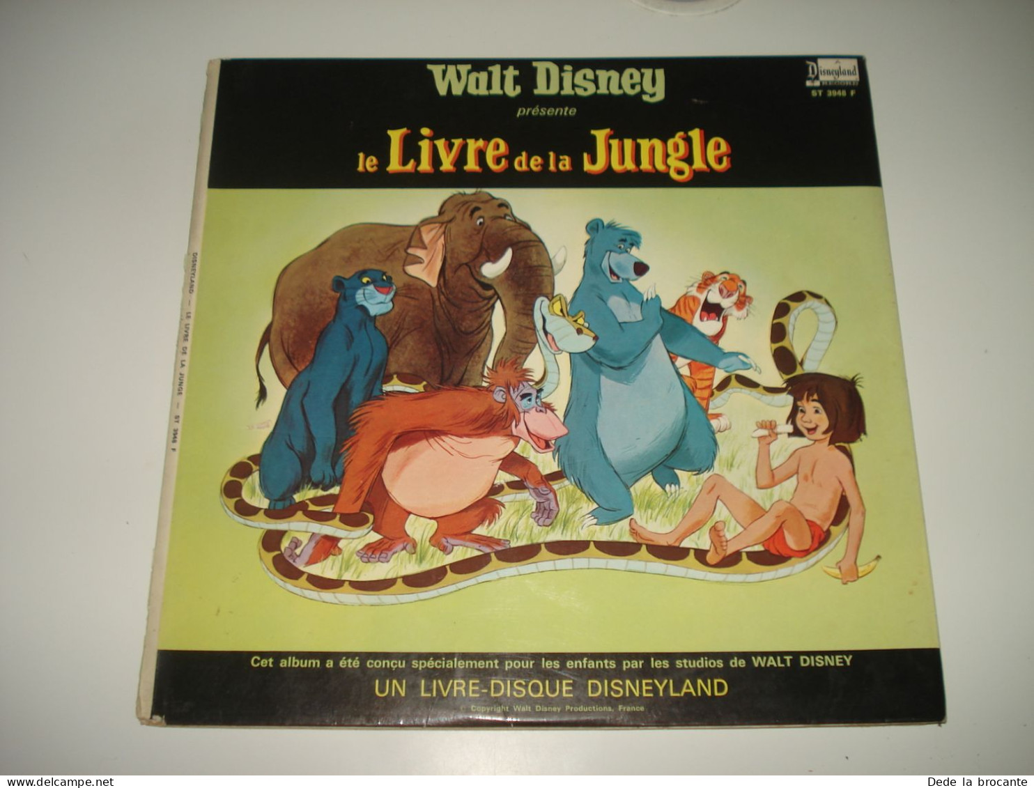 B1 /  Le Livre De La Jungle -  LP 33T -  Disneyland - ST-3948 F - France 1967 - Children