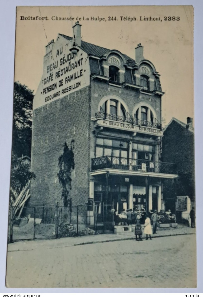 @J@  -  BOITSFORT  -  Chaussée De La Hulpe  /  Au Beau Séjour - Café Restaurant   -  Zie / Voir Scan's - Watermael-Boitsfort - Watermaal-Bosvoorde