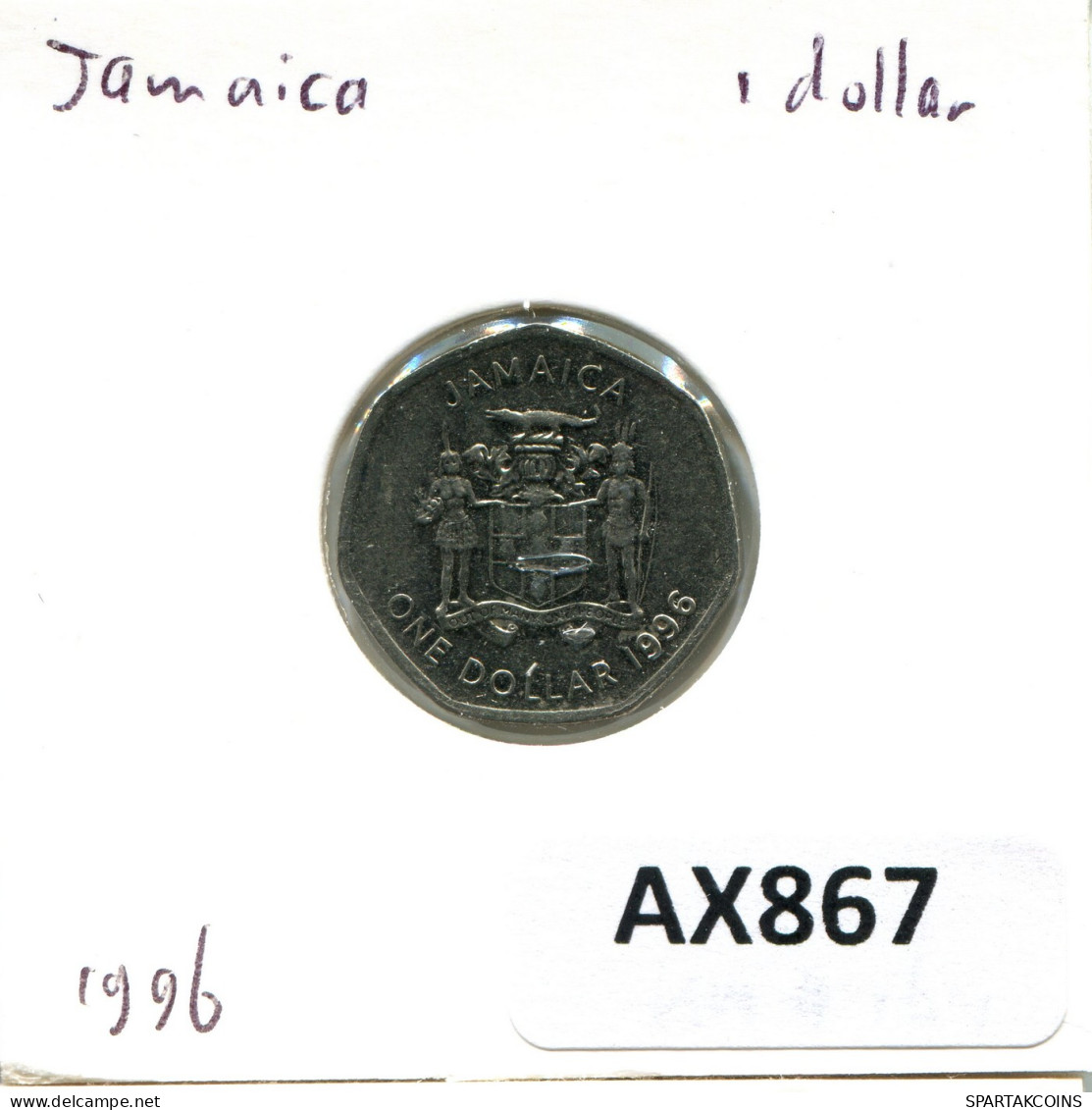 1 DOLLAR 1996 JAMAIKA JAMAICA Münze #AX867.D - Jamaique