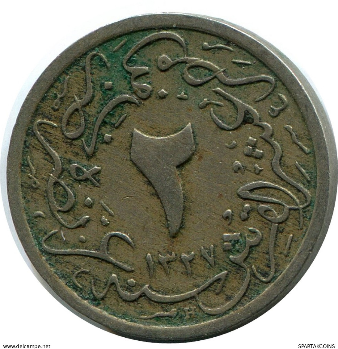 1/20 QIRSH 1910 EGIPTO EGYPT Islámico Moneda #AK314.E - Egypt