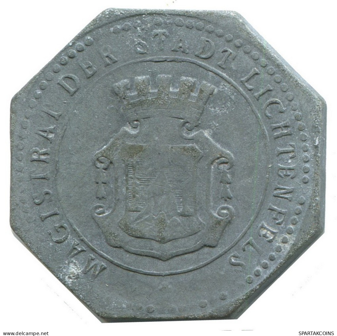 PRUSSIA 50 PFENNIG 1914 Lichtenfels Notgeld German States #DE10511.6.U - 50 Pfennig