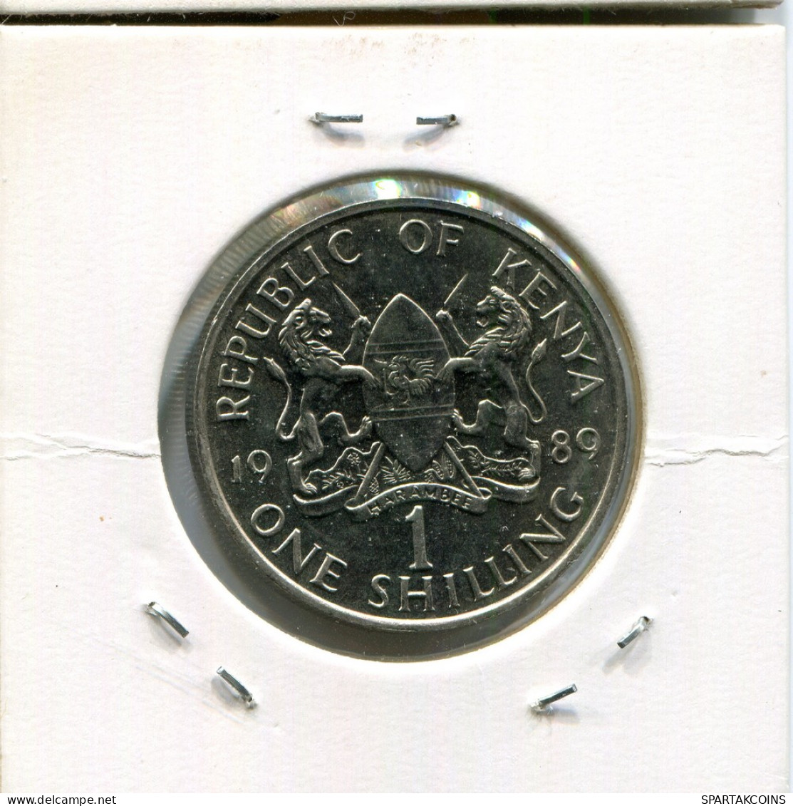 1 SHILLING 1989 KENIA KENYA Münze #AN746.D - Kenya