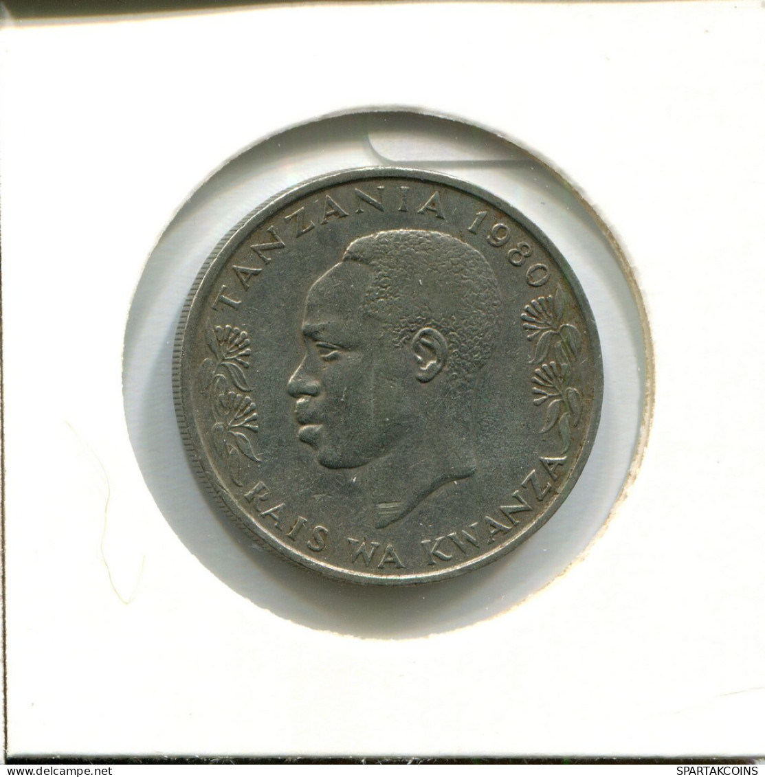 1 SHILLINGI 1980 TANSANIA TANZANIA Münze #AT979.D - Tanzanie