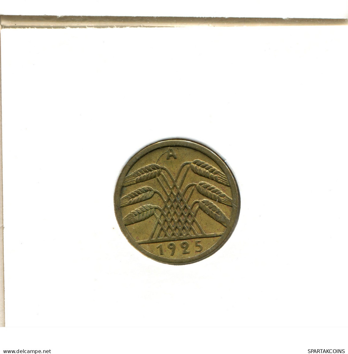 5 REICHSPFENNIG 1925 A ALEMANIA Moneda GERMANY #AX531.E - 5 Rentenpfennig & 5 Reichspfennig