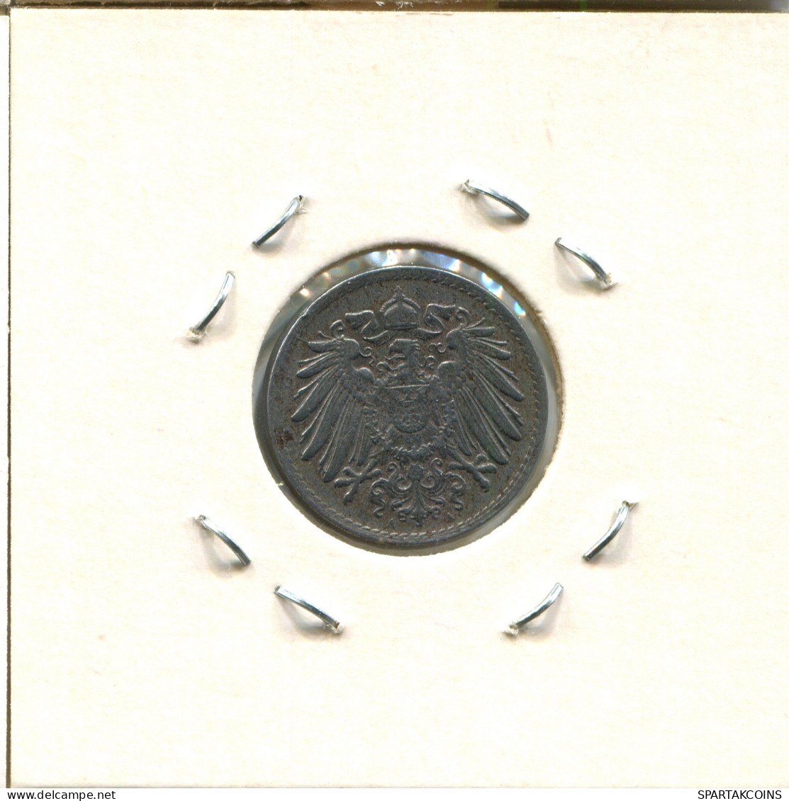 5 PFENNIG 1918 A ALEMANIA Moneda GERMANY #DA618.2.E - 5 Rentenpfennig & 5 Reichspfennig