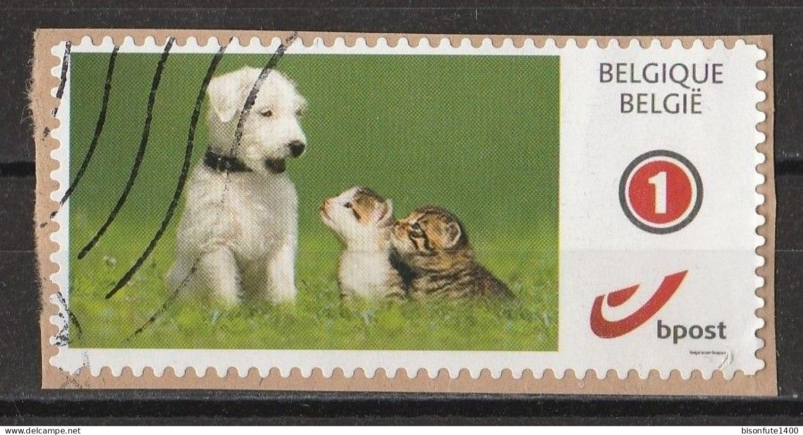 Lot De 3 Timbres Personnalisés DUOSTAMPS Belgique Oblitérés ( Voir Photos ). - Oblitérés