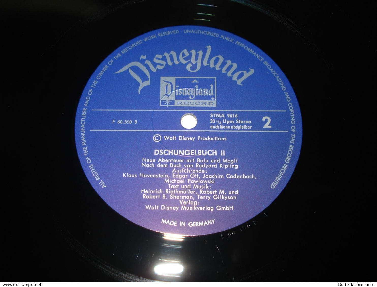 B1 /  Livre De La Jungle II - LP 33T -  Disneyland - STMA 9616 - Germany 1972 - Kinderlieder