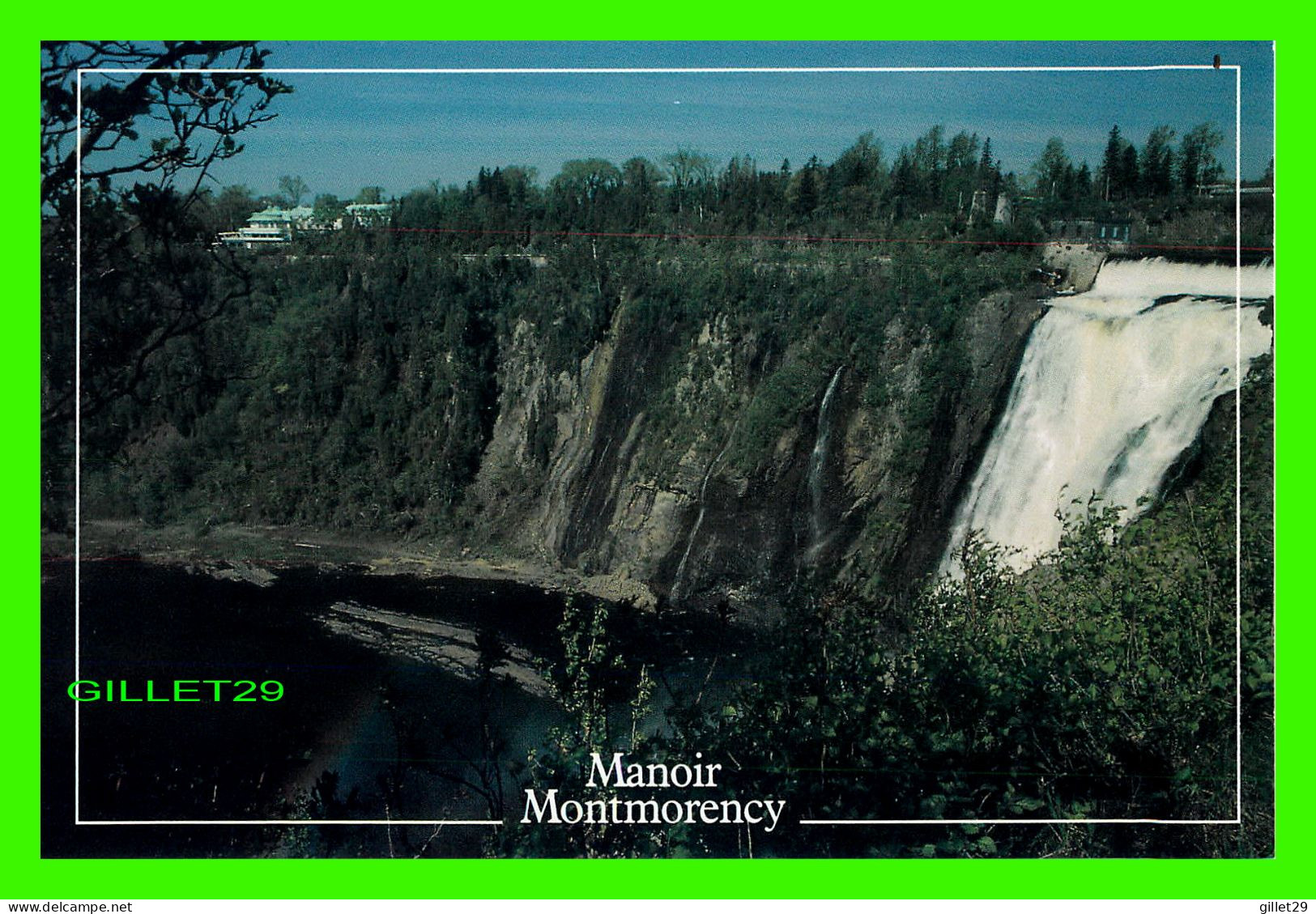 MONTMORENCY, QUÉBEC - MANOIR MONTMORENCY ET LES CHUTES - - Cataratas De Montmorency