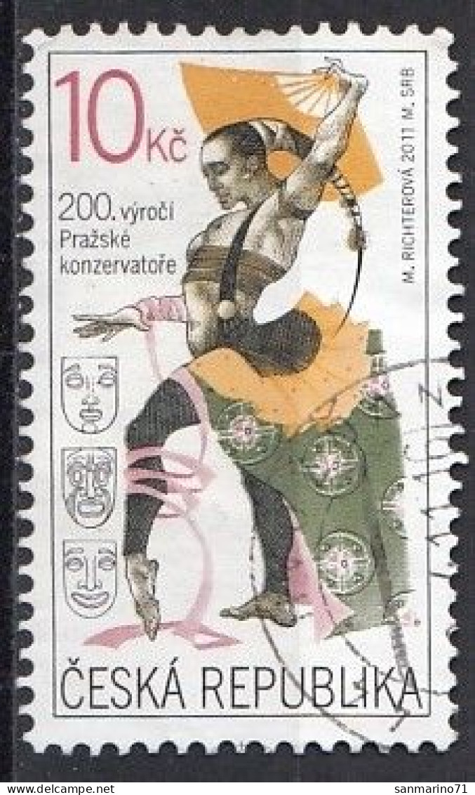 CZECH REPUBLIC 678,used,falc Hinged - Used Stamps