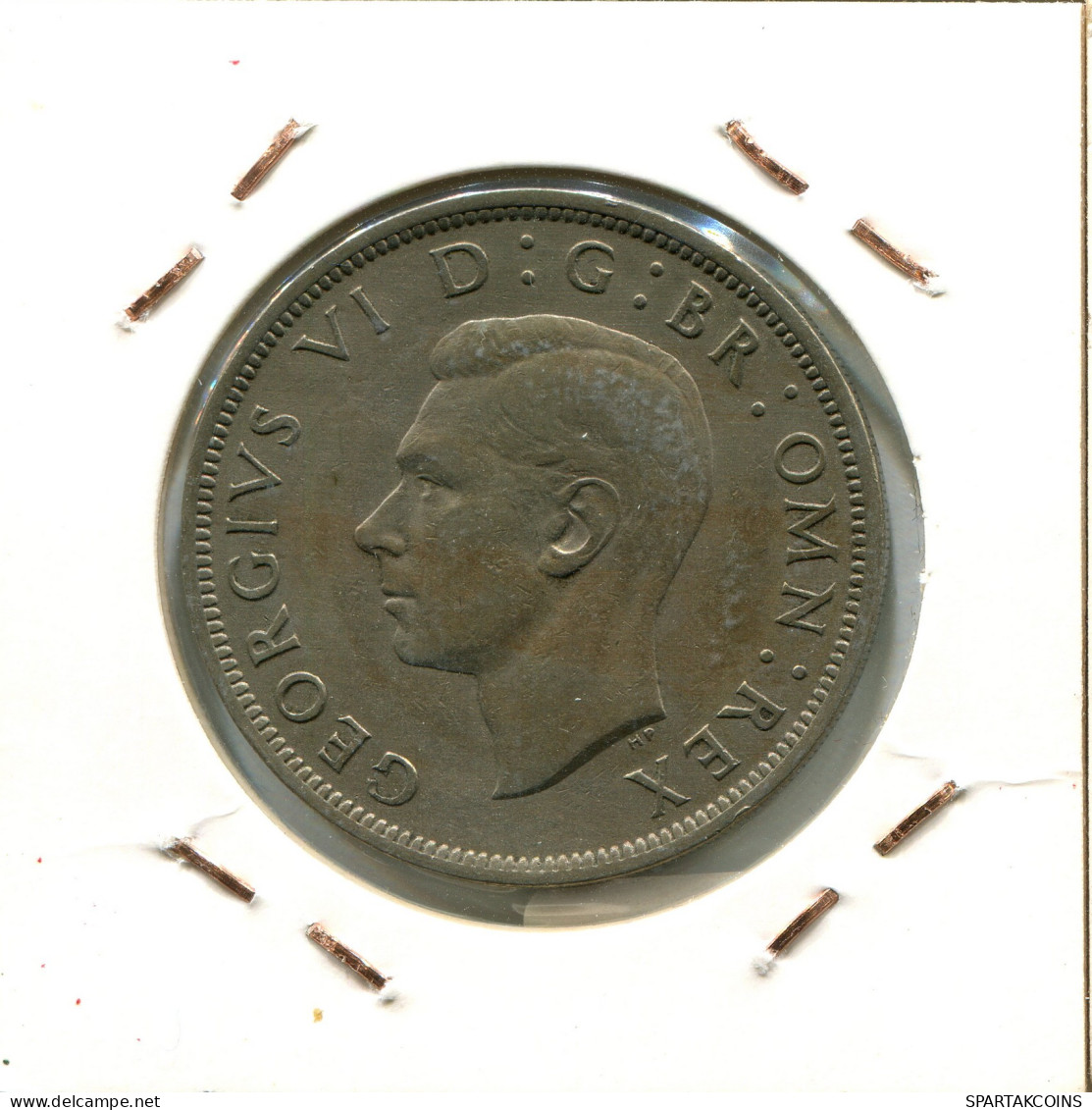 HALF CROWN 1947 UK GBAN BRETAÑA GREAT BRITAIN Moneda #AW154.E - K. 1/2 Crown