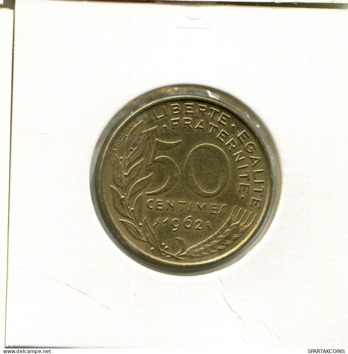 50 CENTIMES 1962 FRANCE French Coin #AK936 - 50 Centimes