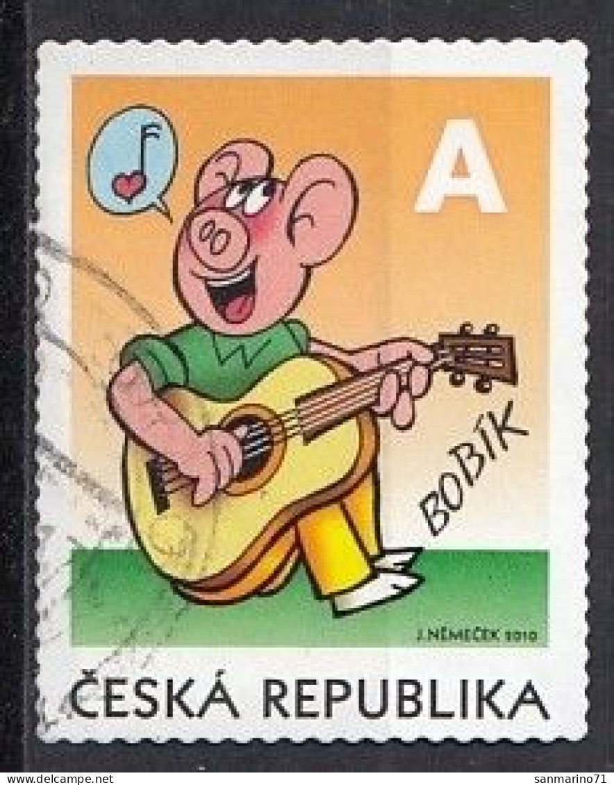 CZECH REPUBLIC 680,used,falc Hinged - Oblitérés