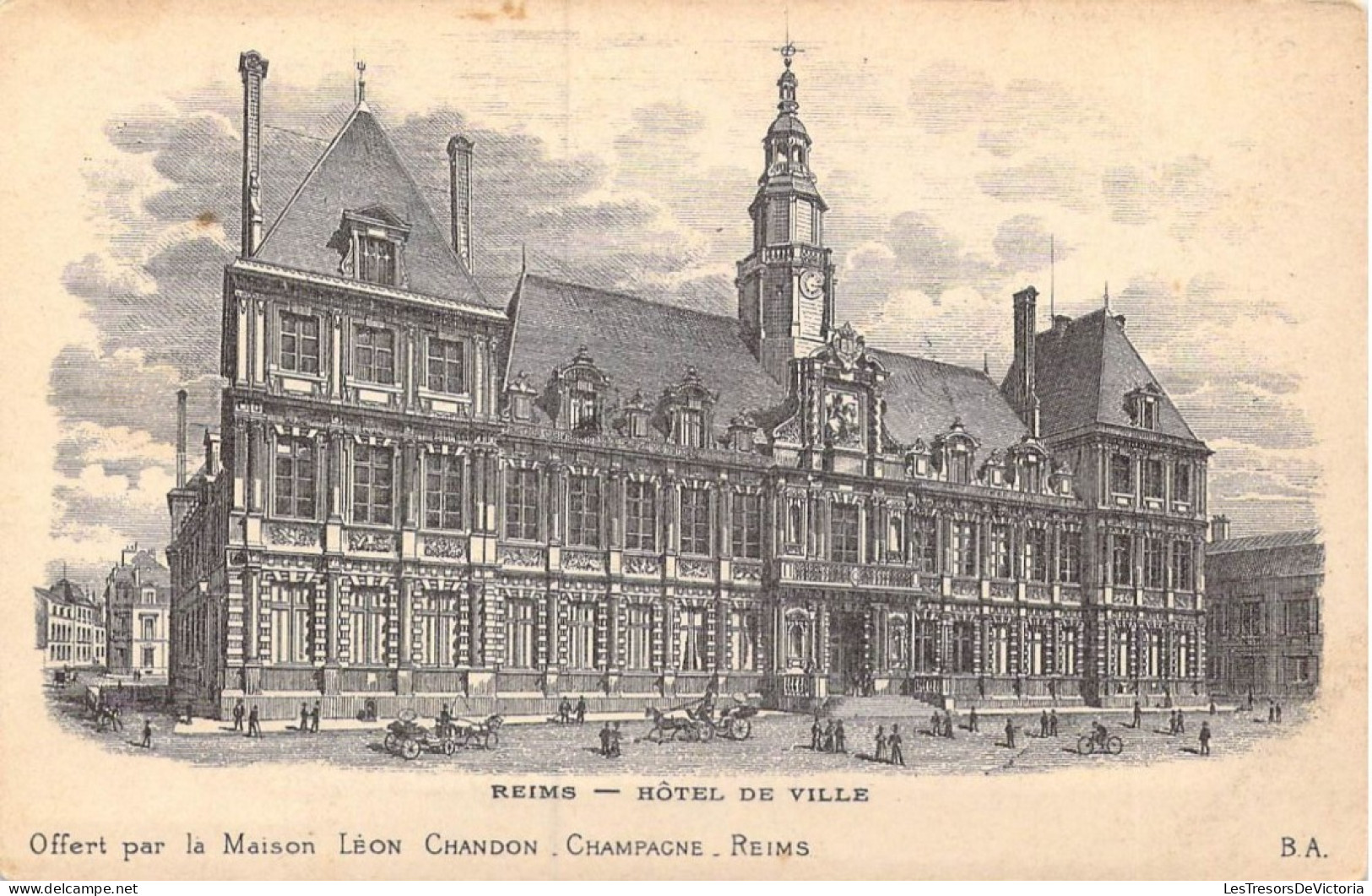 FRANCE - 51 - Reims - Hôtel De Ville - Carte Postale Ancienne - Reims
