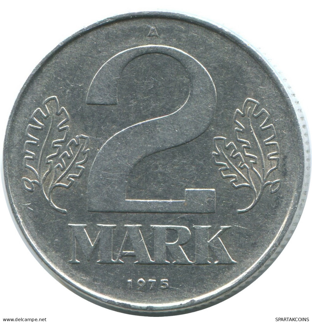 2 MARK 1975 A DDR EAST ALLEMAGNE Pièce GERMANY #AE130.F - 2 Mark