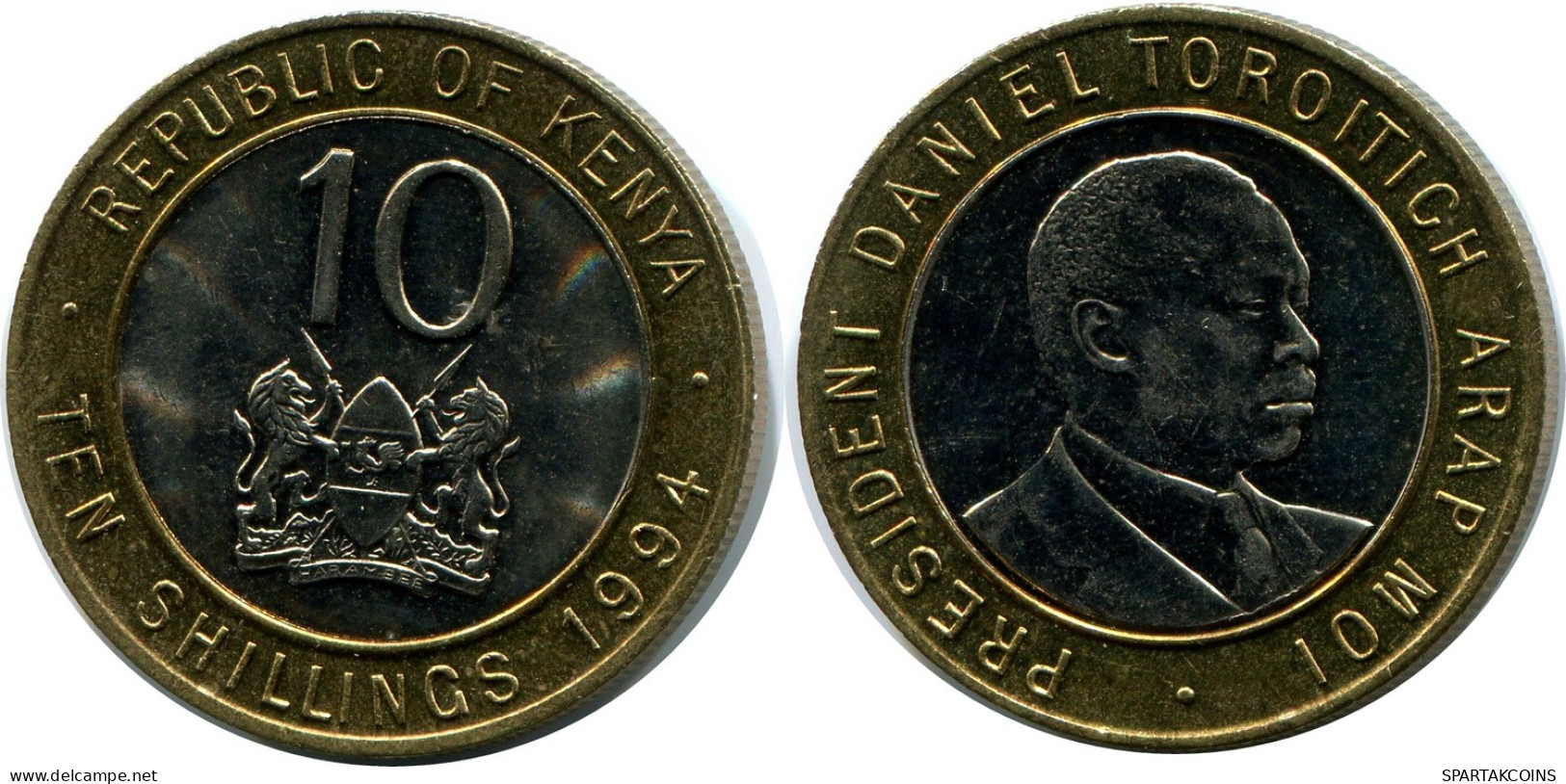 10 SHILLINGS 1994 KENYA Moneda #AZ199.E - Kenia