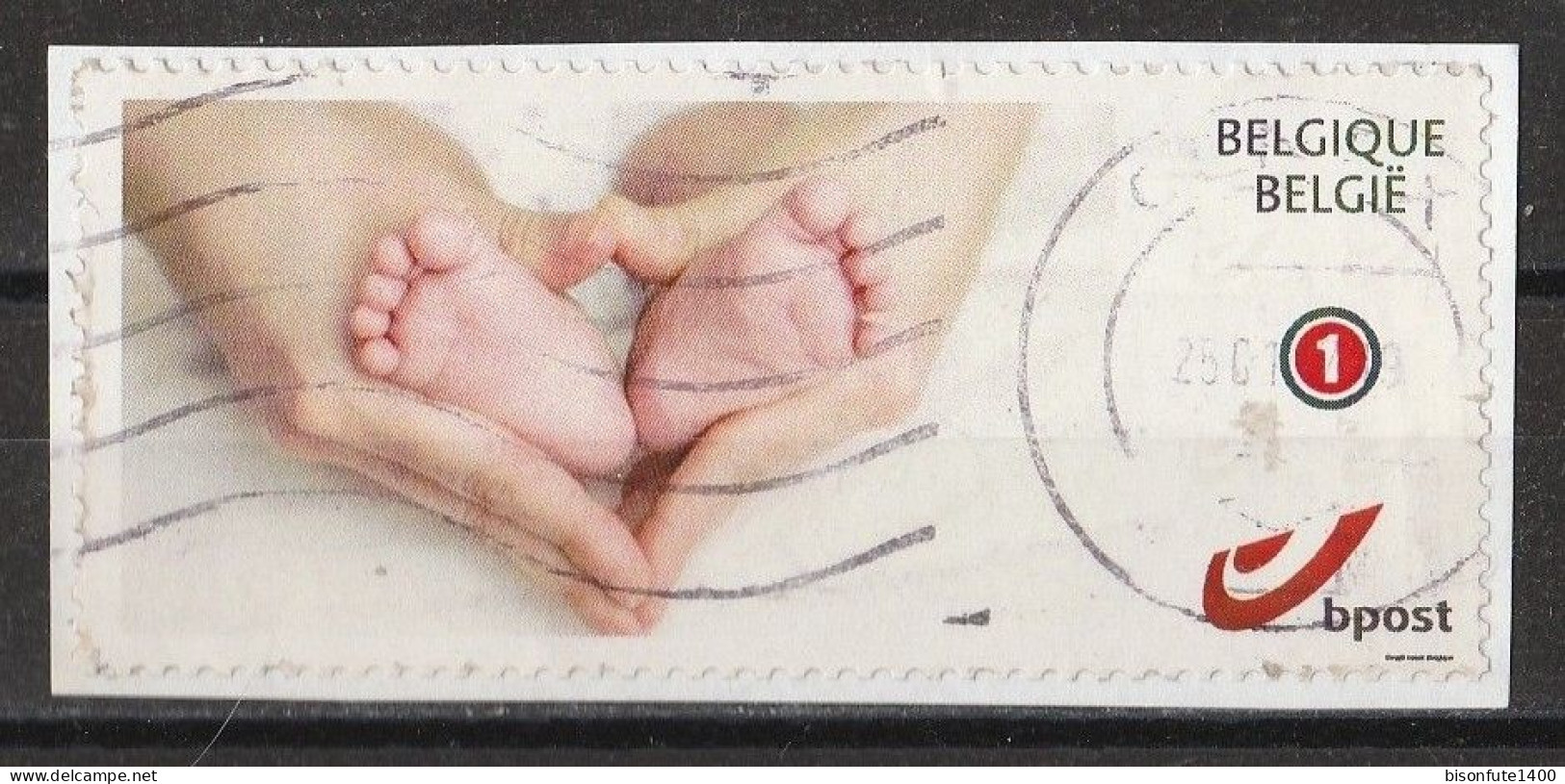 Lot De 3 Timbres Personnalisés DUOSTAMPS Belgique Oblitérés ( Voir Photos ). - Usati