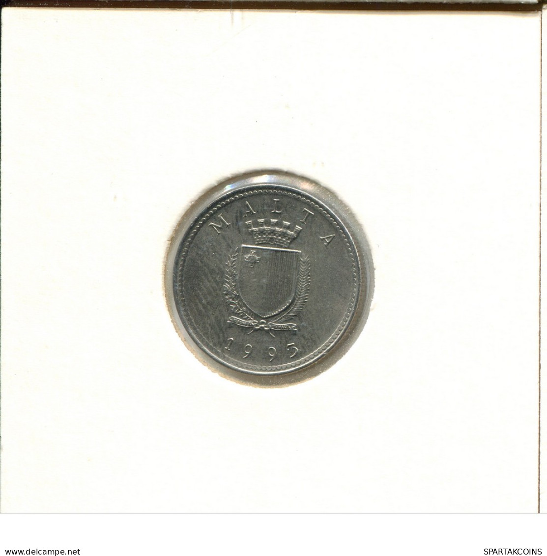 2 CENTS 1995 MALTA Moneda #AS635.E - Malte