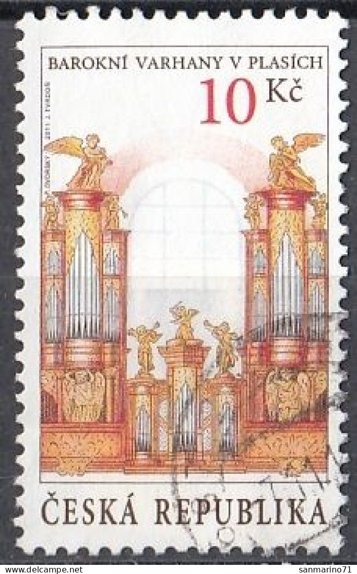 CZECH REPUBLIC 696,used,falc Hinged - Used Stamps