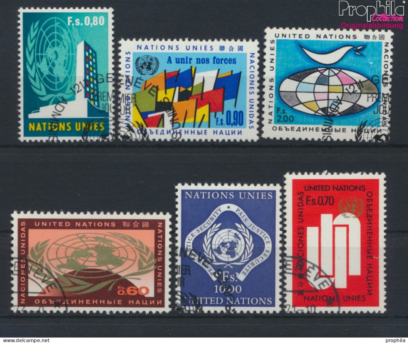 UNO - Genf Gestempelt Freimarken 1970 Freimarken  (10070118 - Usati