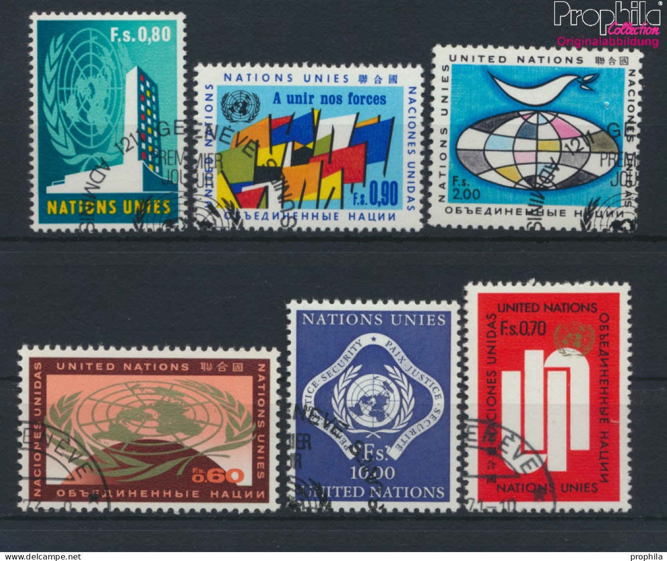 UNO - Genf Gestempelt Freimarken 1970 Freimarken  (10070118 - Used Stamps