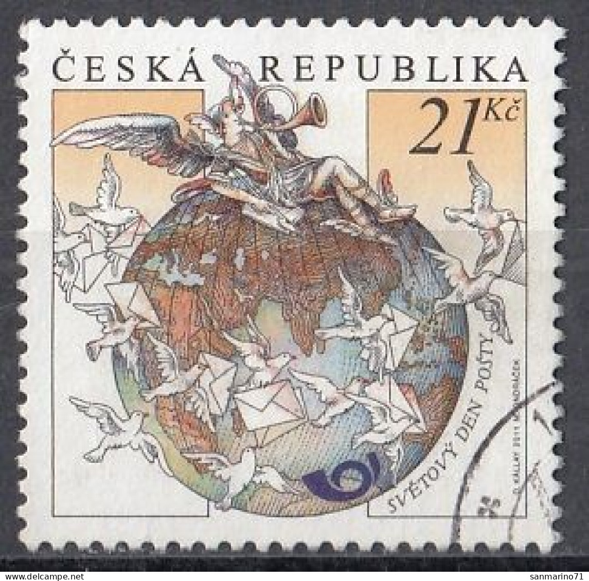 CZECH REPUBLIC 697,used,falc Hinged - Used Stamps