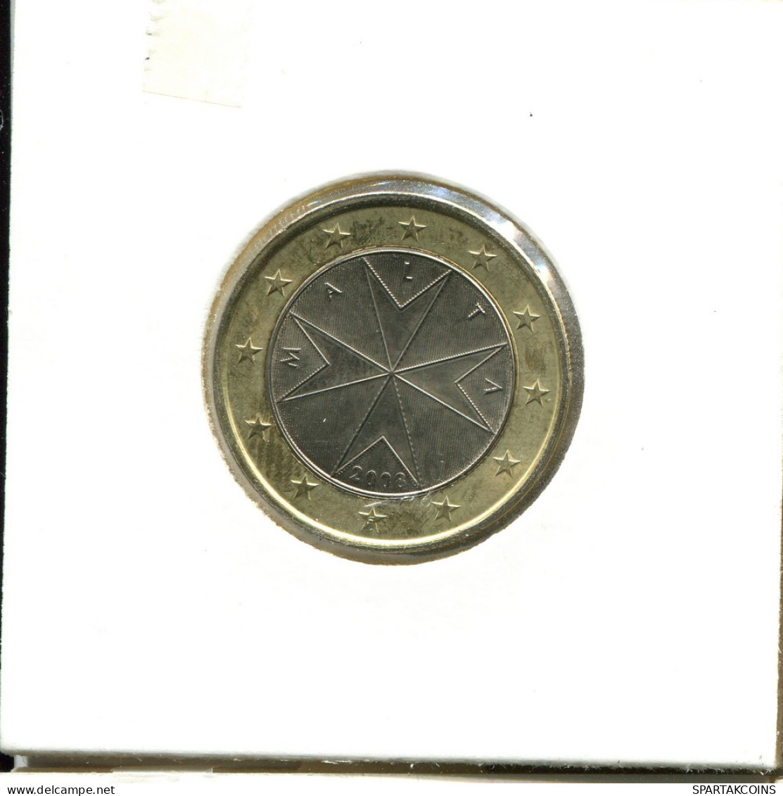 1 EURO 2008 MALTE MALTA BIMETALLIC Pièce #AS631.F - Malta