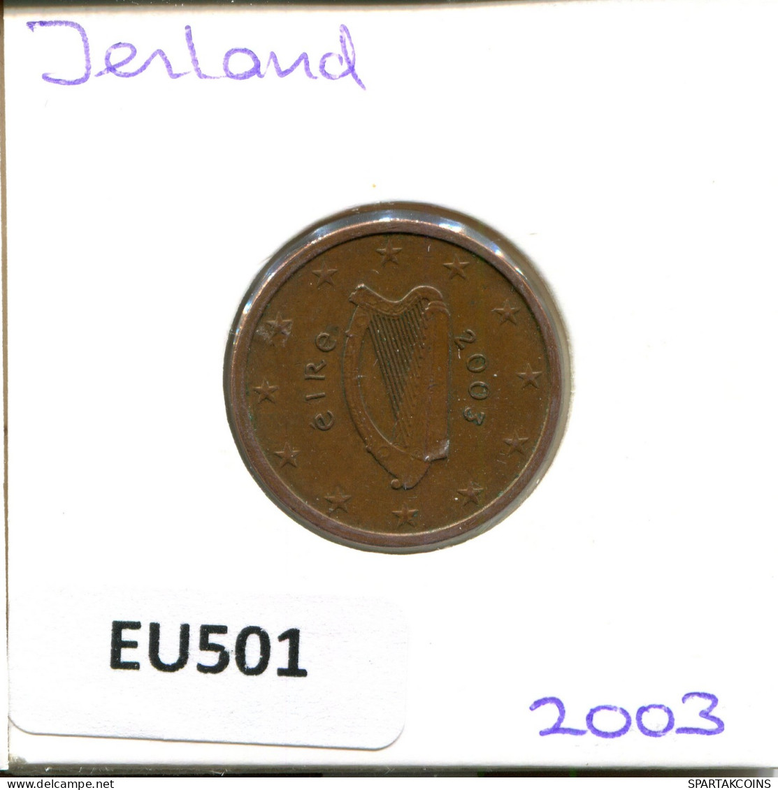 5 EURO CENTS 2003 IRLAND IRELAND Münze #EU501.D - Ierland