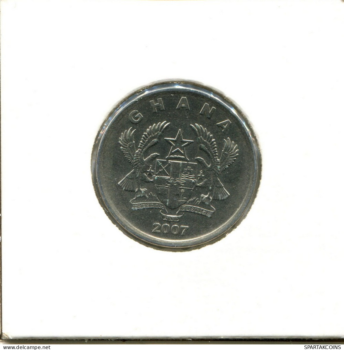 20 PESEWAS 2007 GHANA Münze #AY285.D - Ghana