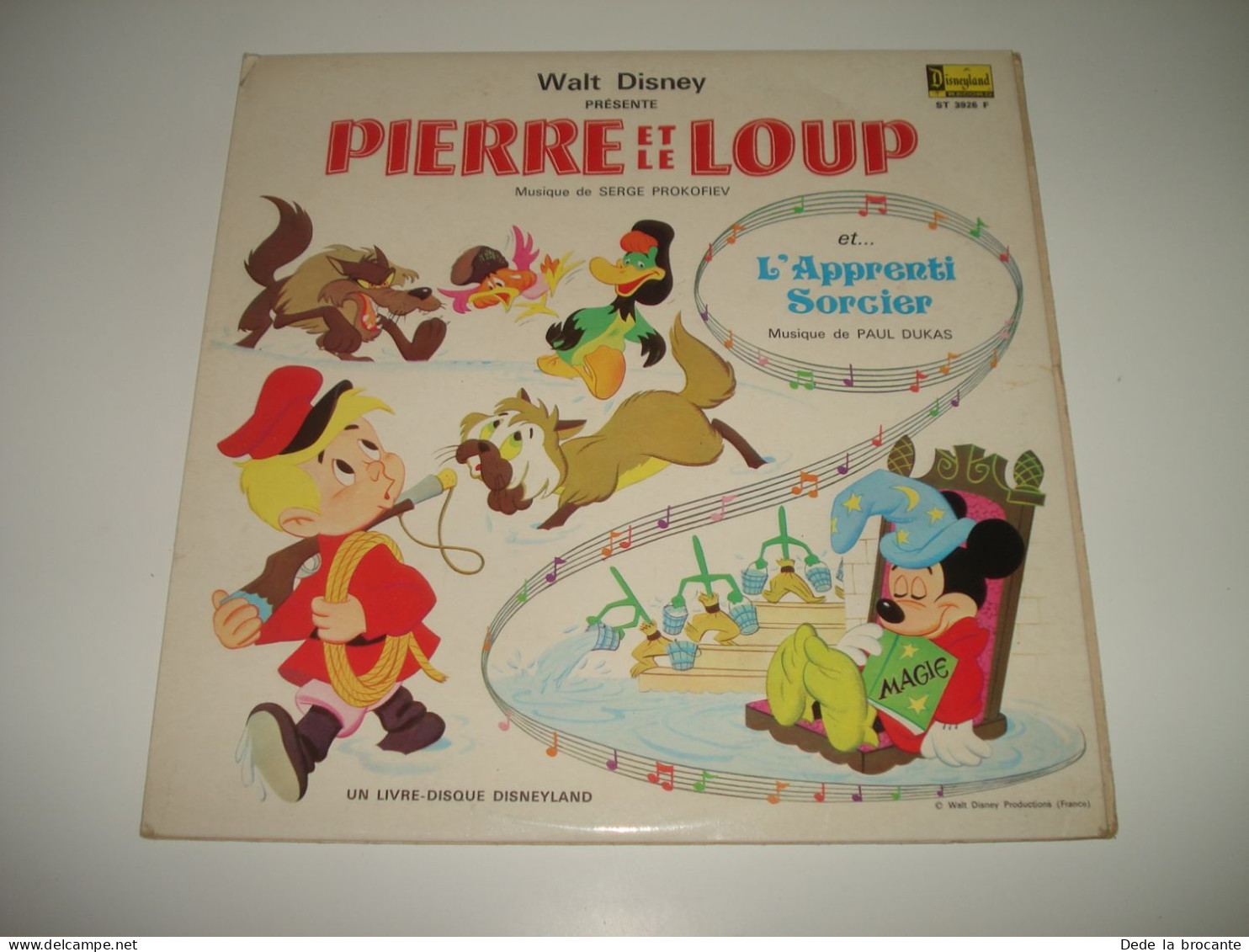 B1 /  Pierre Et Le Loup -  LP 33T -  Disneyland - ST-3926 F - France 1966 - Enfants