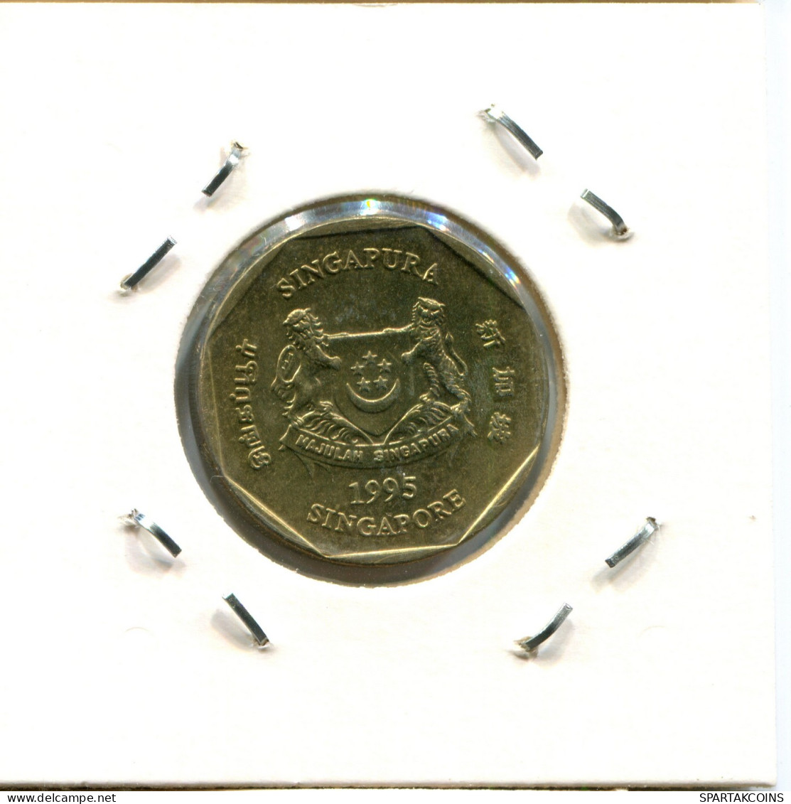1 DOLLAR 1995 SINGAPUR SINGAPORE Moneda #AX137.E - Singapour