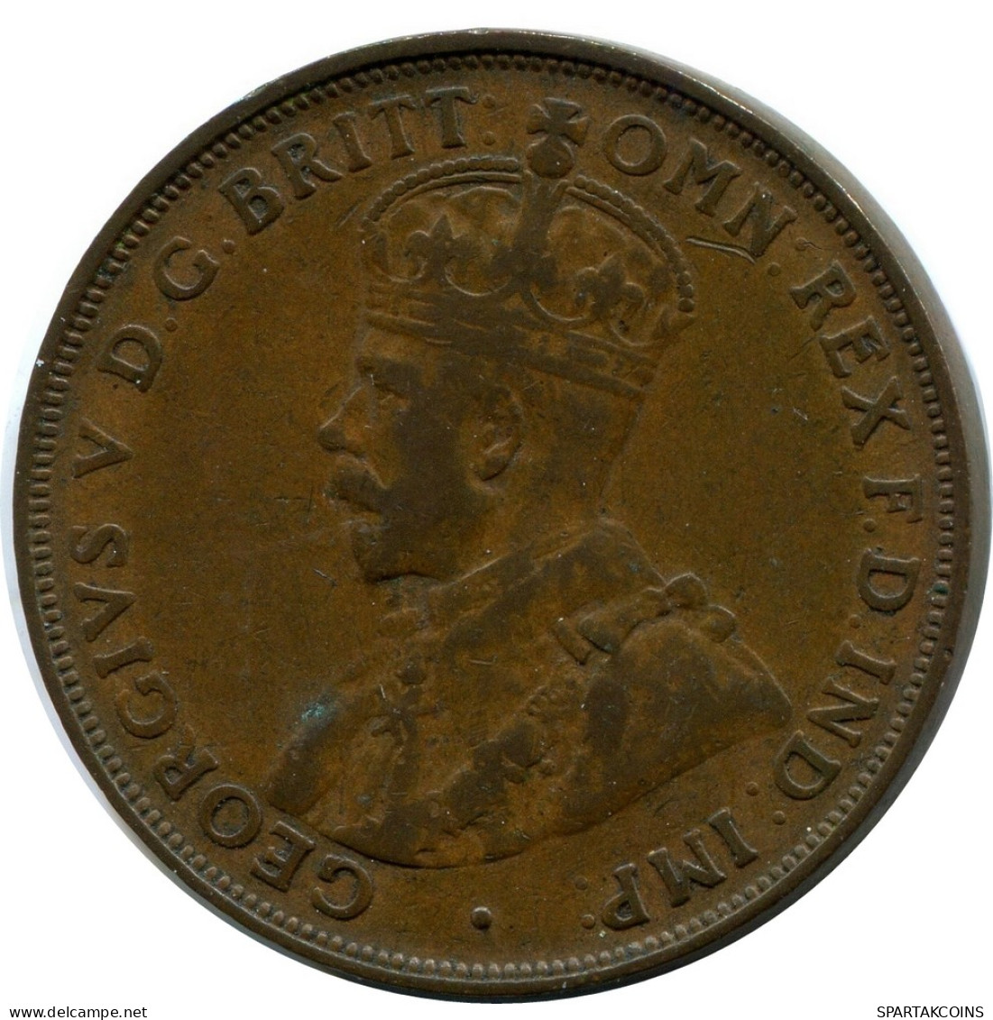 1 PENNY 1921 AUSTRALIE AUSTRALIA Pièce #AX358.F - Penny