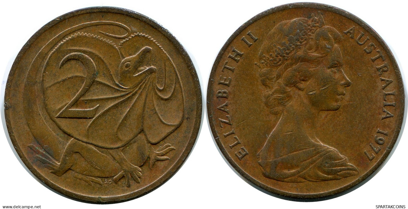 2 CENTS 1971 AUSTRALIE AUSTRALIA Pièce #AR908.F - 2 Cents