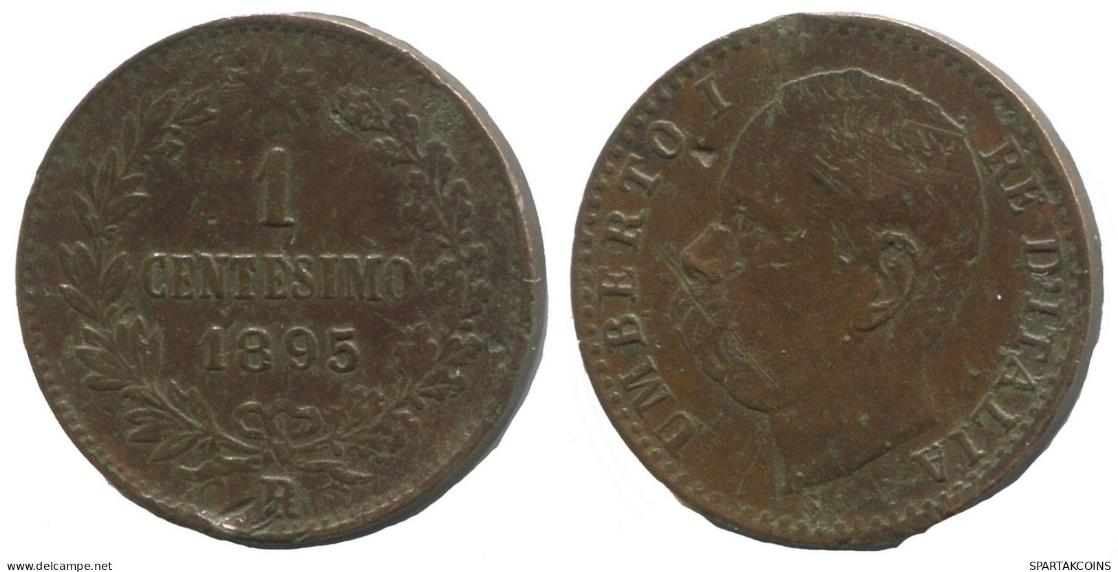 ITALY 1 Centesimo 1895 R Umberto I #AC186.8.U - Parma