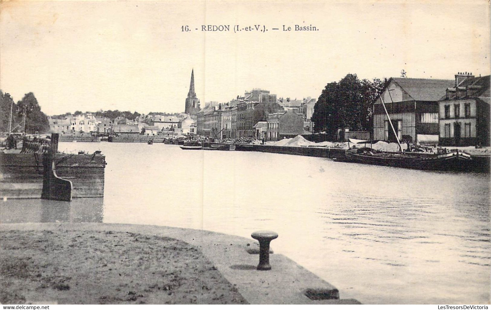 FRANCE - 35 - Redon - Le Bassin - Carte Postale Ancienne - Redon