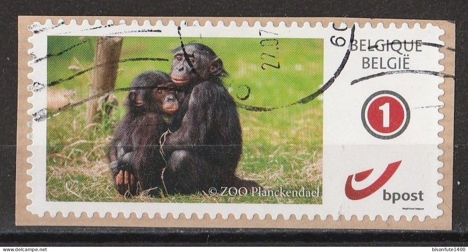 Lot De 3 Timbres Personnalisés DUOSTAMPS Belgique Oblitérés ( Voir Photos ). - Gebraucht