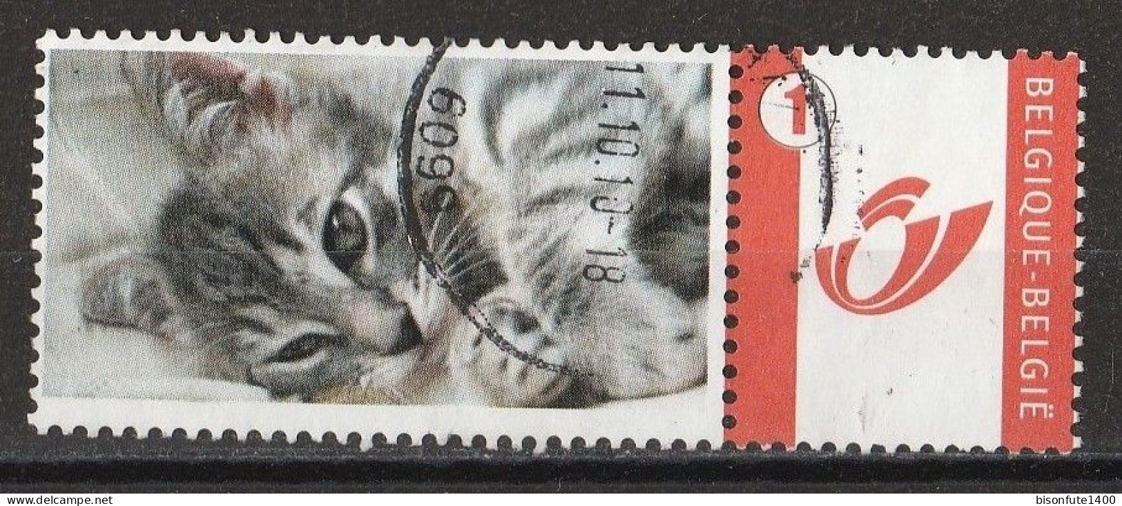 Lot De 3 Timbres Personnalisés DUOSTAMPS Belgique Oblitérés ( Voir Photos ). - Oblitérés