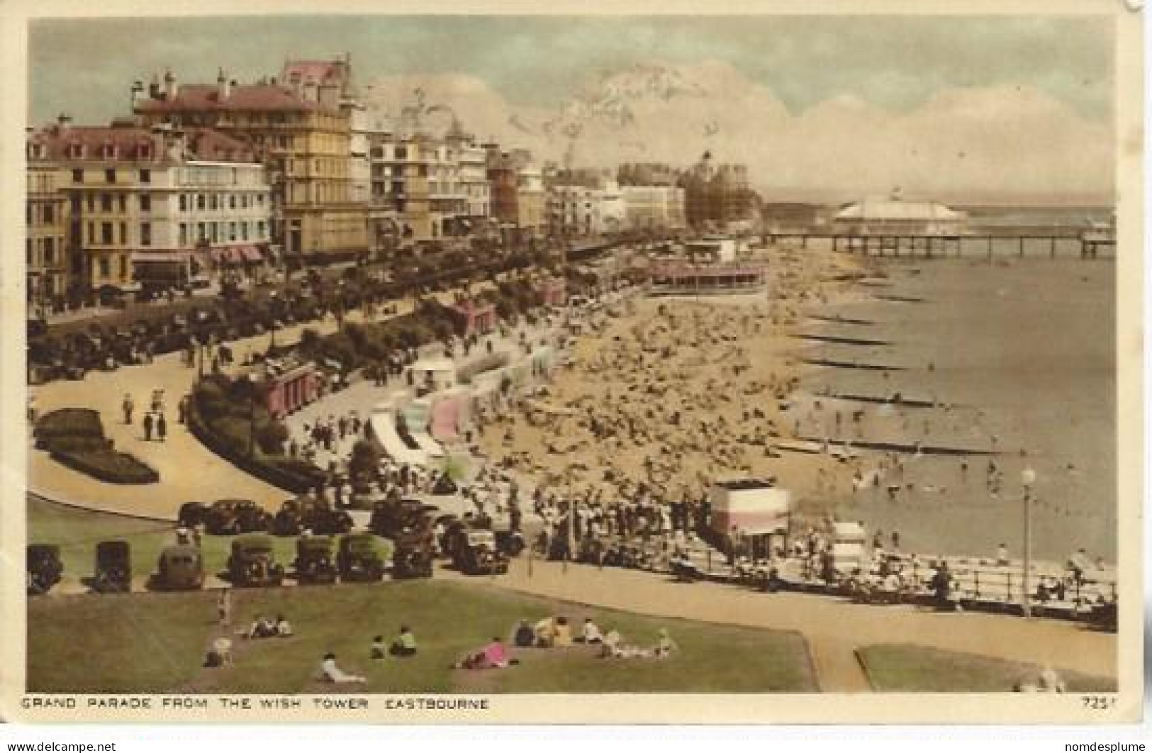 22362) UK GB Eastbourne Grand Parade From Wish Tower Postmark - Eastbourne