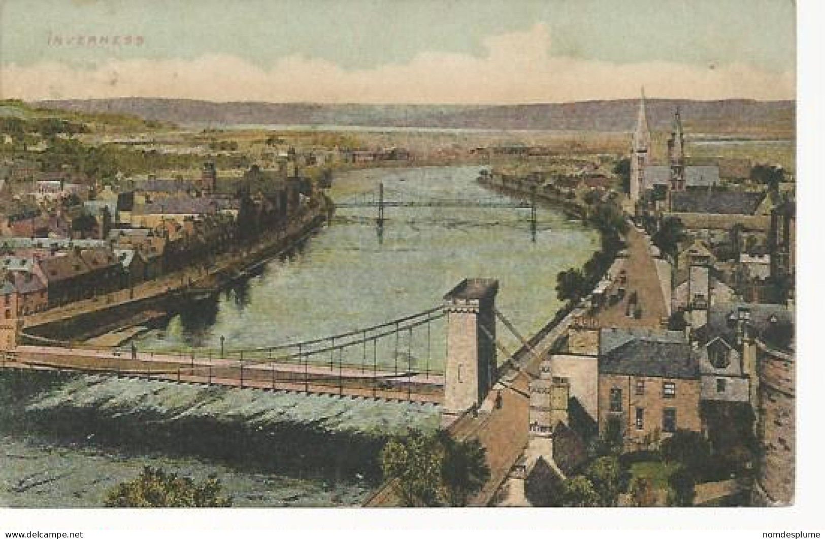 22364) UK GB Scotland Inverness River Ness Postmark - Inverness-shire