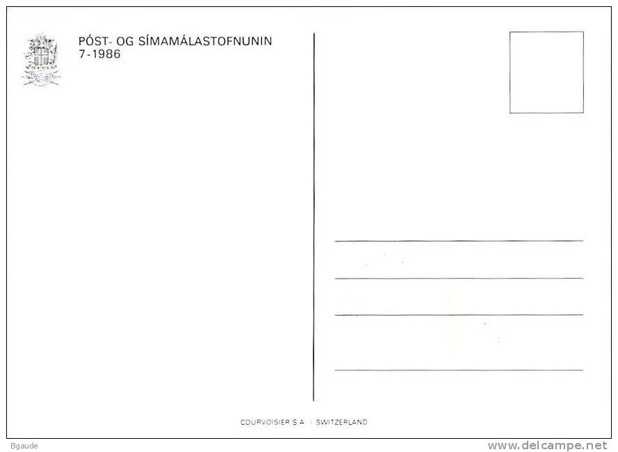 ISLANDE CARTE Maximum  NUM YVERT  603 STYKKISHOLMUR - Cartes-maximum