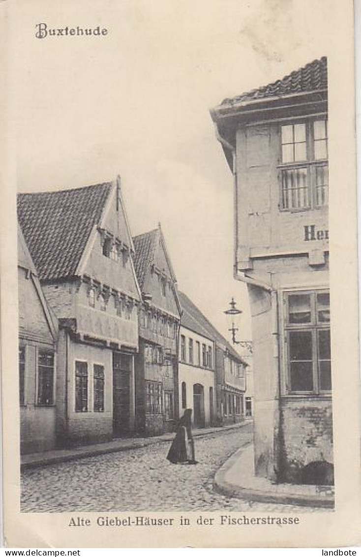 Buxtehude - Alte Giebel-Häuser In Der Fischerstrasse - Buxtehude